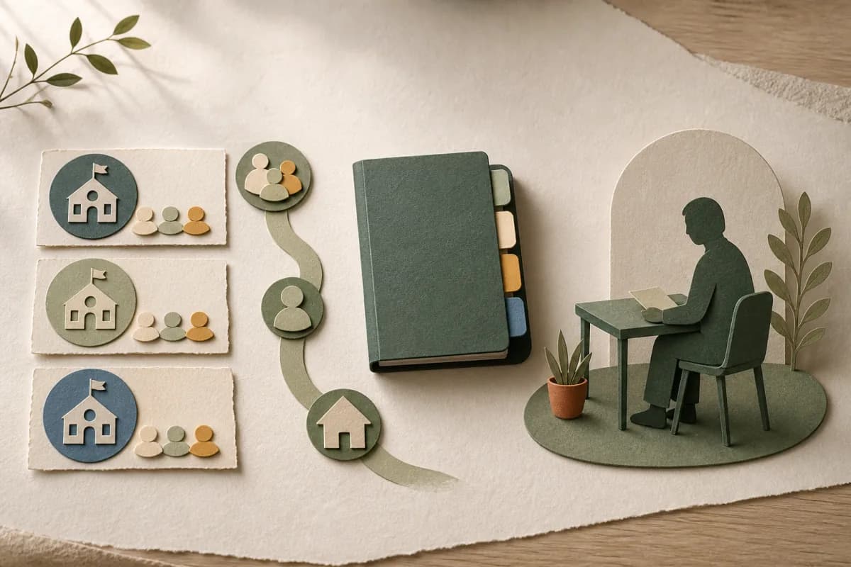 Paper-cut attendance sessions, contact routes and concern chronology pieces approach a protected human review point