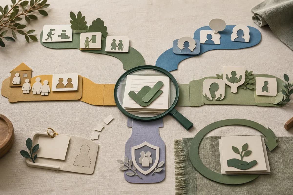 Paper-cut behaviour, pupil voice, family knowledge, support and safeguarding paths meeting at a human review with one evidence gap