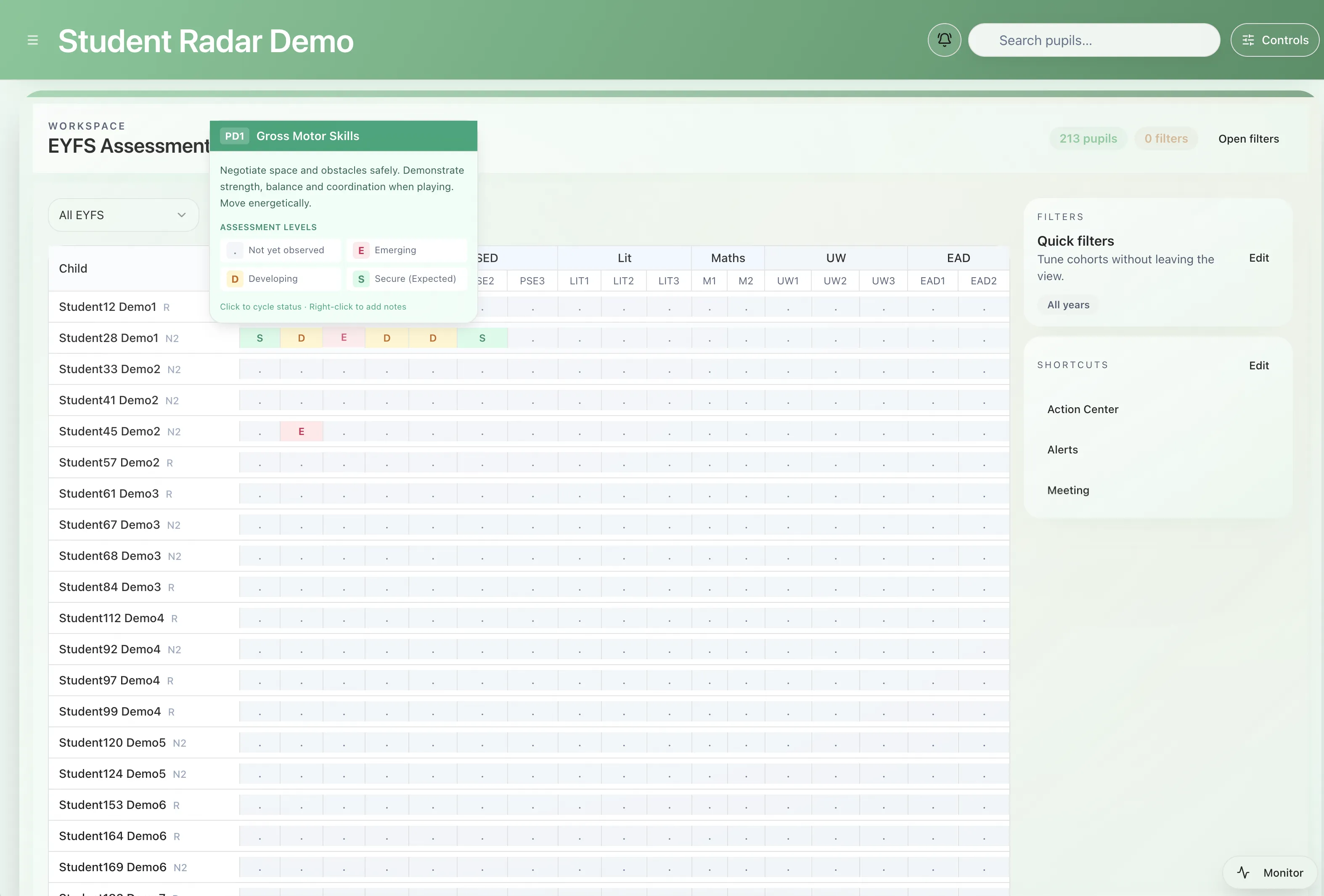 GLD calculation and views