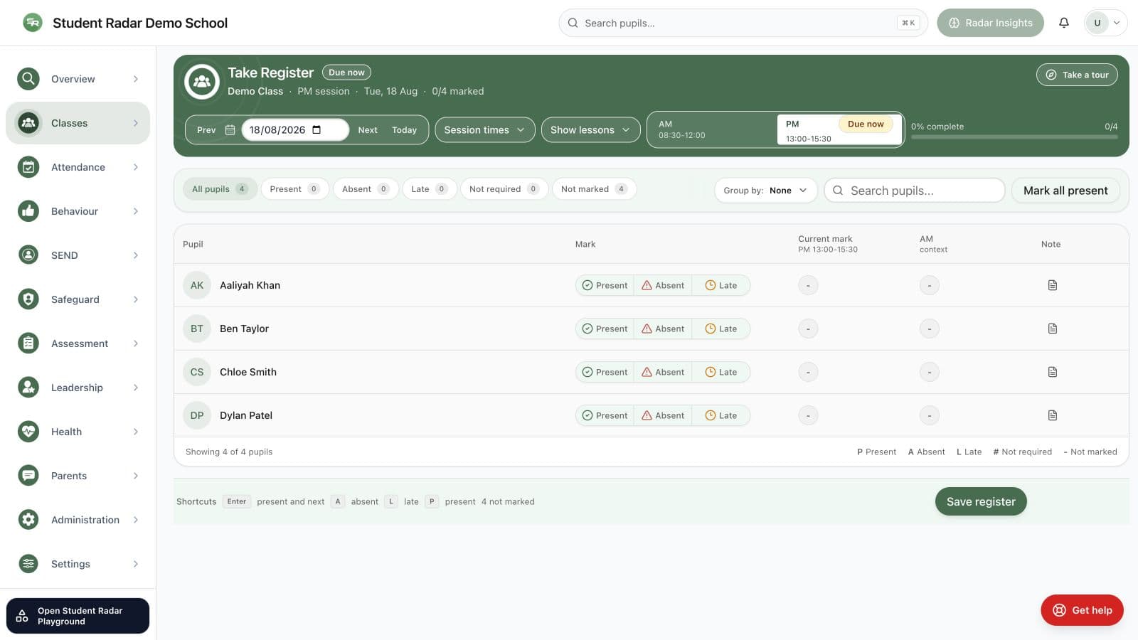 Registers in action