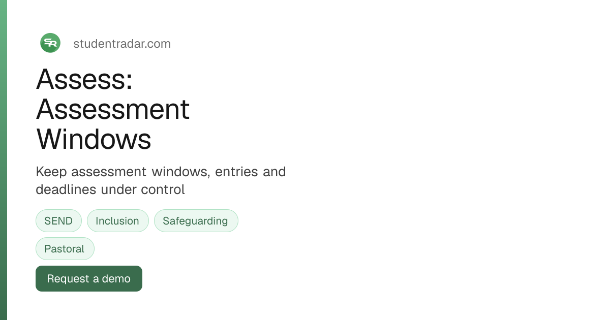 Exam & Assessment Windows - One workspace for exam delivery | Student Radar