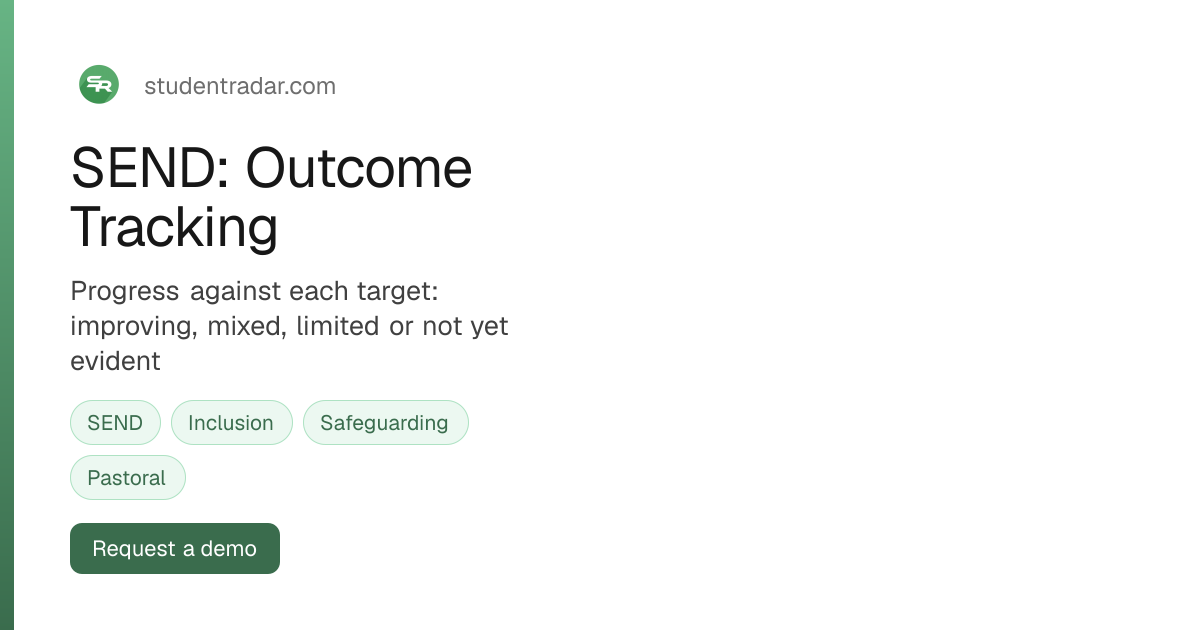 Outcome Tracking - Make progress visible. Make support count. | Student ...