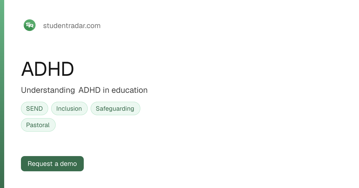 ADHD | Student Radar
